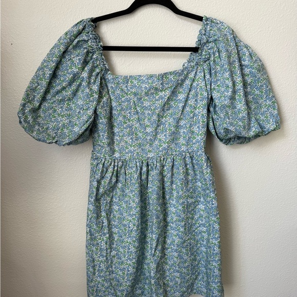 Faithful The Brand Thea Mini Dress in La Guardia Floral Print Size Medium - Picture 3 of 7